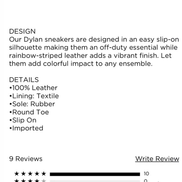 NIB MICHAEL KORS RAINBOW DYLAN LEATHER SNEAKERS Size 7.5 New in Box - Picture 7 of 7